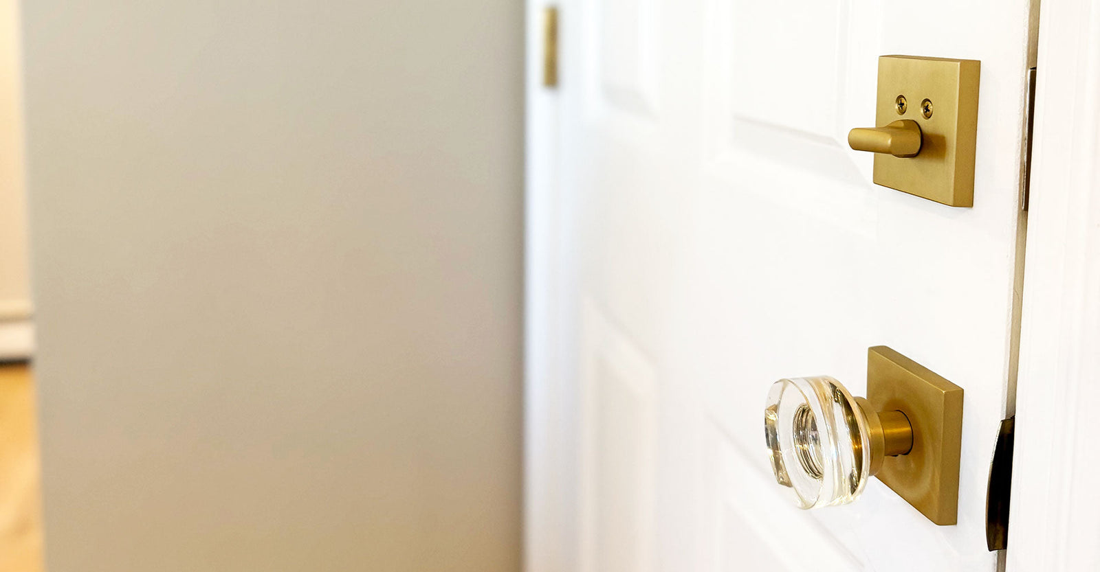 Contemporary Crystal Doorknobs Add Luxurious Home Details