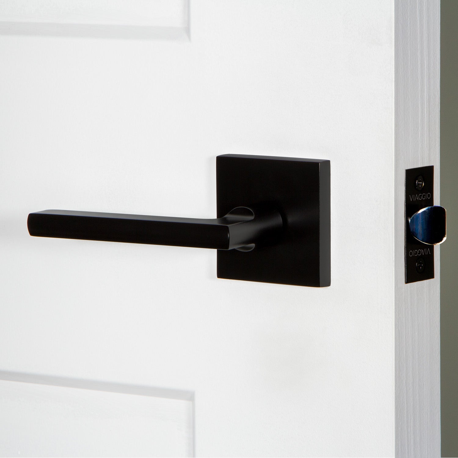 Quadrato Collection - Square Door Knobs | Viaggio Hardware