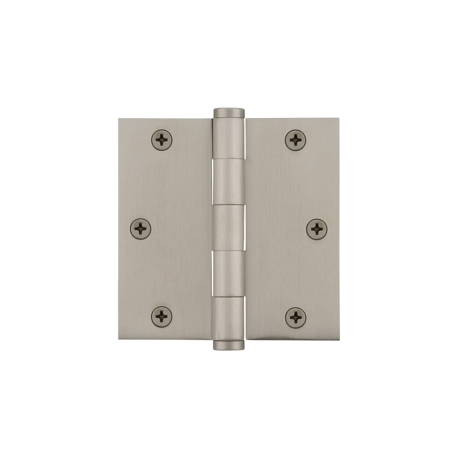 3.5 in. Ball Tip Residential Hinge with Square Corners in Satin Nickel 3.5 in. Ball Tip Residential Hinge with Square Corners in Satin Nickel